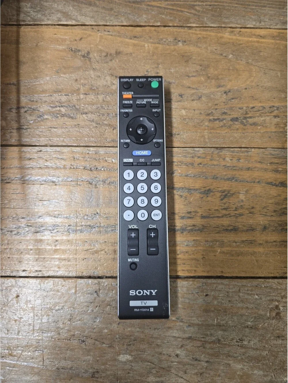 Sony RM-YD014 OEM Original TV Television Replacement Remote Control Tested Black